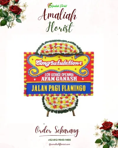 Bunga Papan Congratulation di Jungutbatu